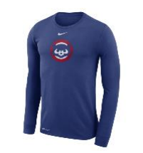 Men's Nike Chicago Cubs Royal Long Sleeve Cooperstown Collection 1984 Logo Logo Tee - Pro Jersey Sports