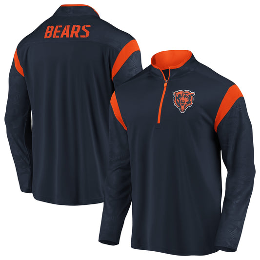 Men's Chicago Bears Mission Primary Long Sleeve Fanatics Performance Windshirt - Pro Jersey Sports