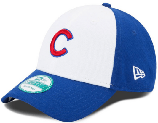 Chicago Cubs 9FORTY The League Adjustable Hat With White Panel Front By New Era - Pro Jersey Sports