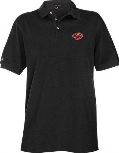 Arizona Diamondbacks Black Pique Extra Light Polo Shirt - Pro Jersey Sports