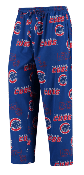 Men’s Concepts Sport MLB Chicago Cubs Royal Blue Slide Knit Pants - Pro Jersey Sports