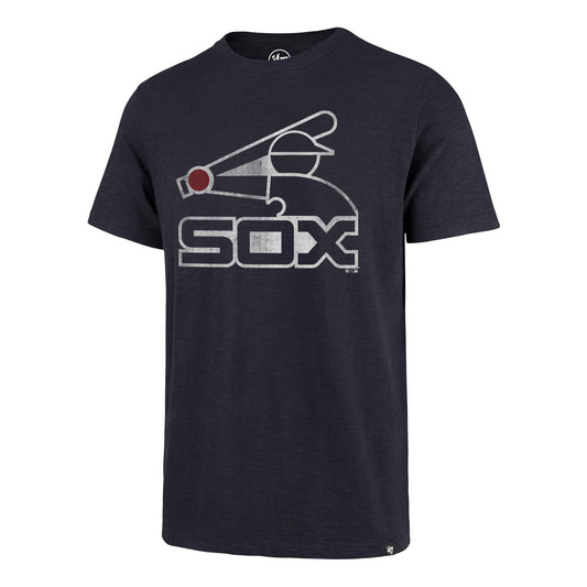 '47 Brand Men's Chicago White Sox MLB Navy Grit Vintage Scrum T-Shirt - Pro Jersey Sports