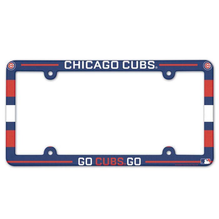 MLB Chicago Cubs Bricks and Ivy License Plate Frame By Wincraft - Pro Jersey Sports