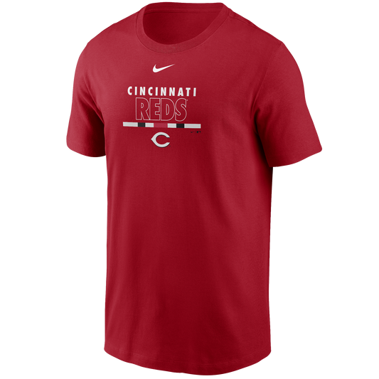 Men's Cincinnati Reds Nike Red Color Bar T-Shirt - Pro Jersey Sports