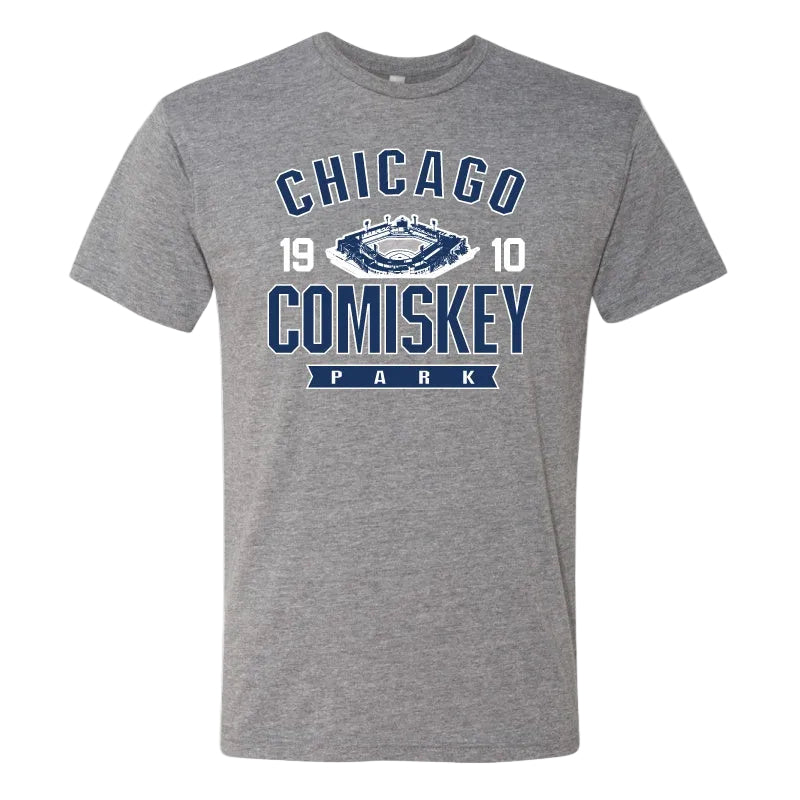 Men's Comiskey Park Heather Gray Over The Top Tee - Pro Jersey Sports