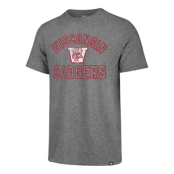 Men's Wisconsin Badgers Hollarc Tri-Blend Tee By ’47 Brand - Pro Jersey Sports