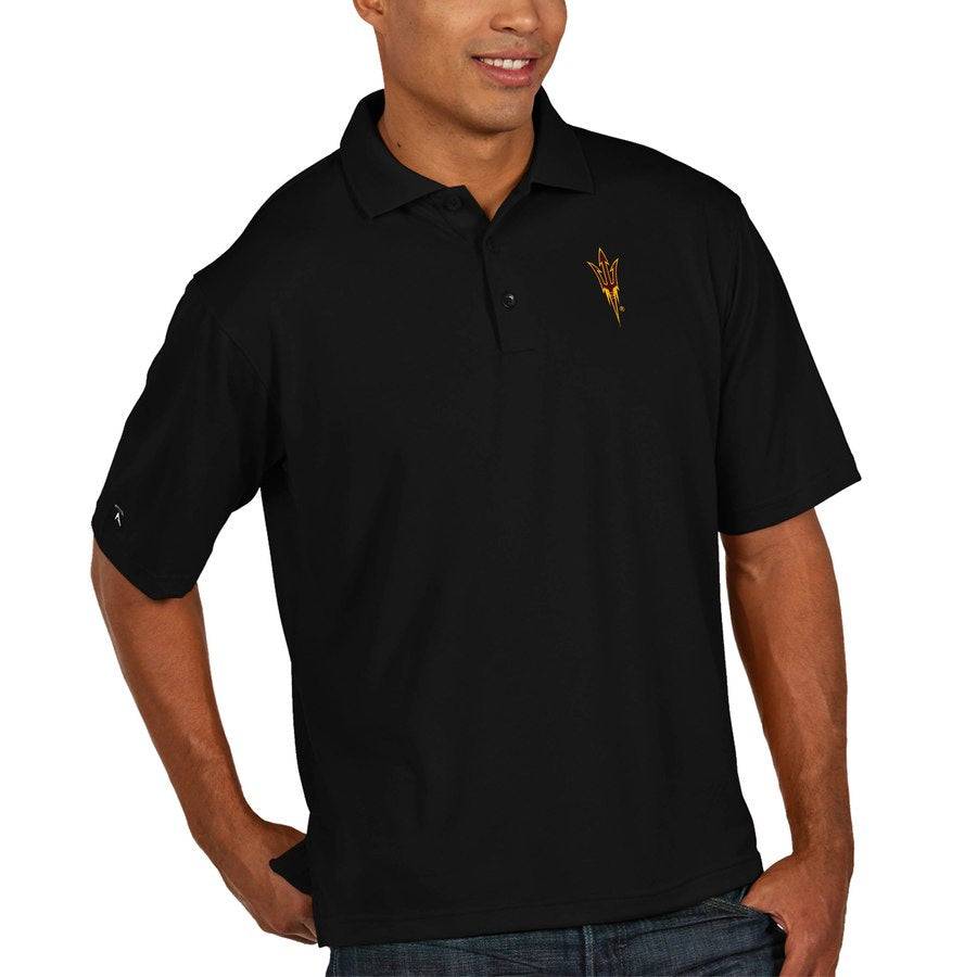 Arizona State Sun Devils Antigua Xtra Lite Polo – Black - Pro Jersey Sports