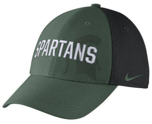Michigan State Spartans Nike NCAA Classic 99 Swoosh One Size Flex Cap - Pro Jersey Sports