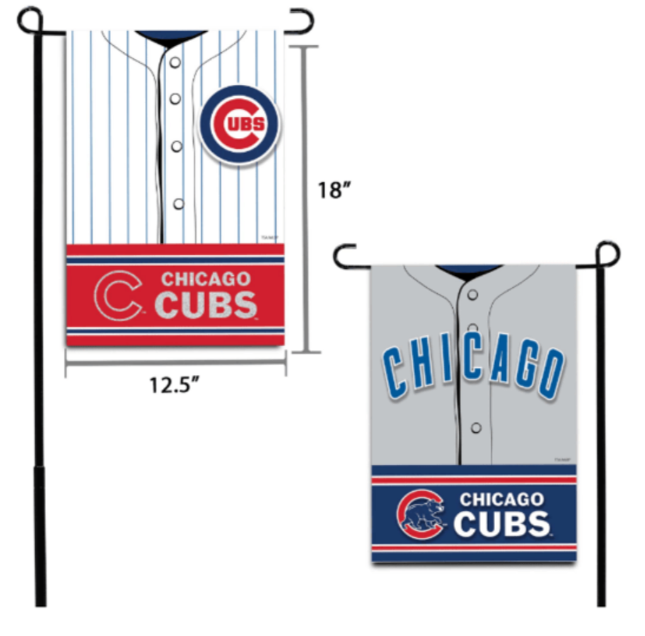 Chicago Cubs MLB 12.5X18" Decorative Jersey Garden Flag - Pro Jersey Sports