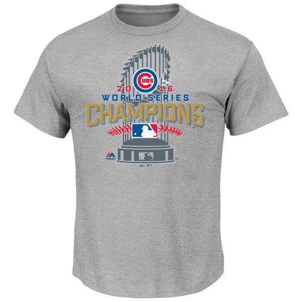 Men's Chicago Cubs 2016 World Series Champions Locker Room Short Sleeve T-Shirt - Pro Jersey Sports