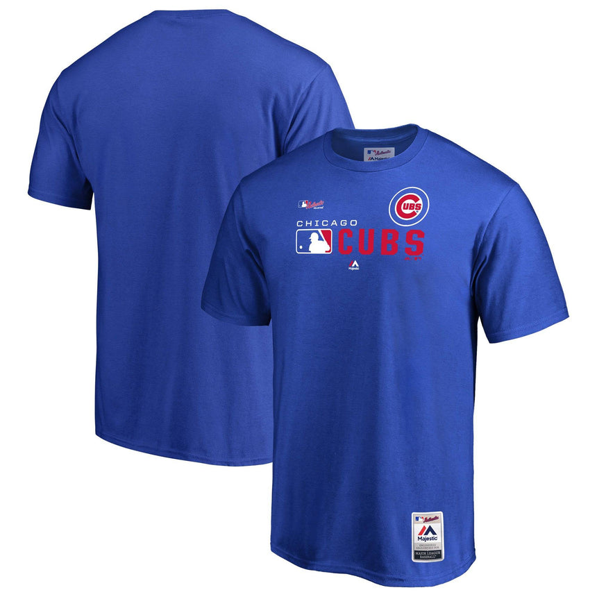 Men's Chicago Cubs Majestic Royal Blue Authentic Collection Team Distinction T-Shirt - Pro Jersey Sports