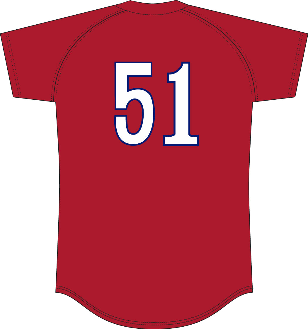 Men's Randy Johnson Montreal Expos Mitchell & Ness Batting Practice Jersey - Red - Pro Jersey Sports