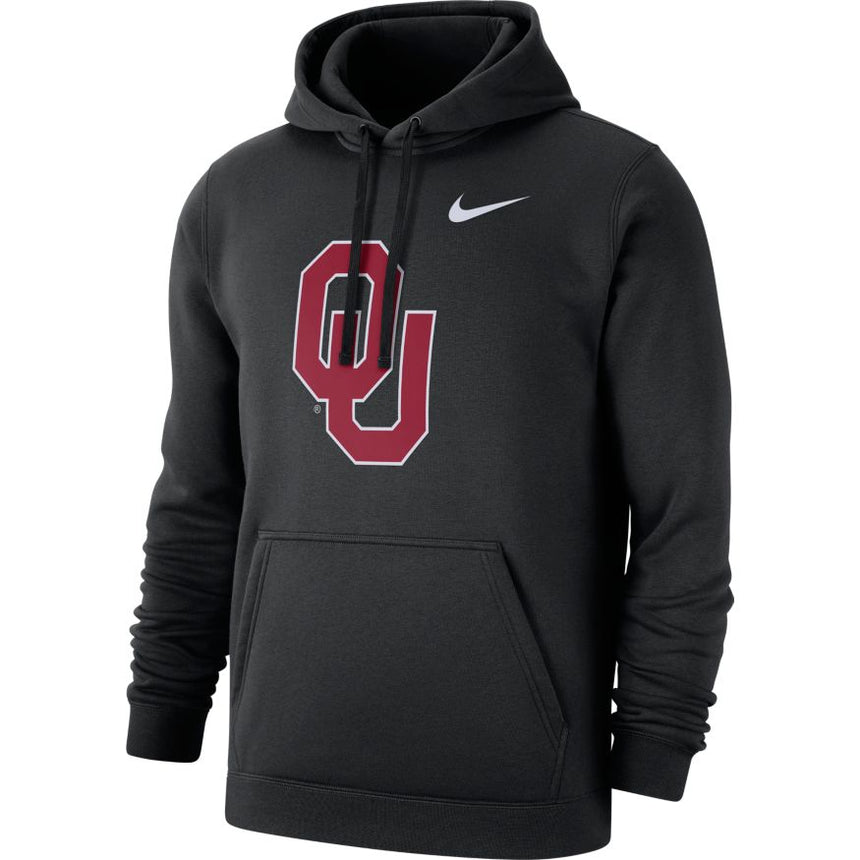 Men's Nike Oklahoma Sooners Black Club Fleece Hoodie - Pro Jersey Sports