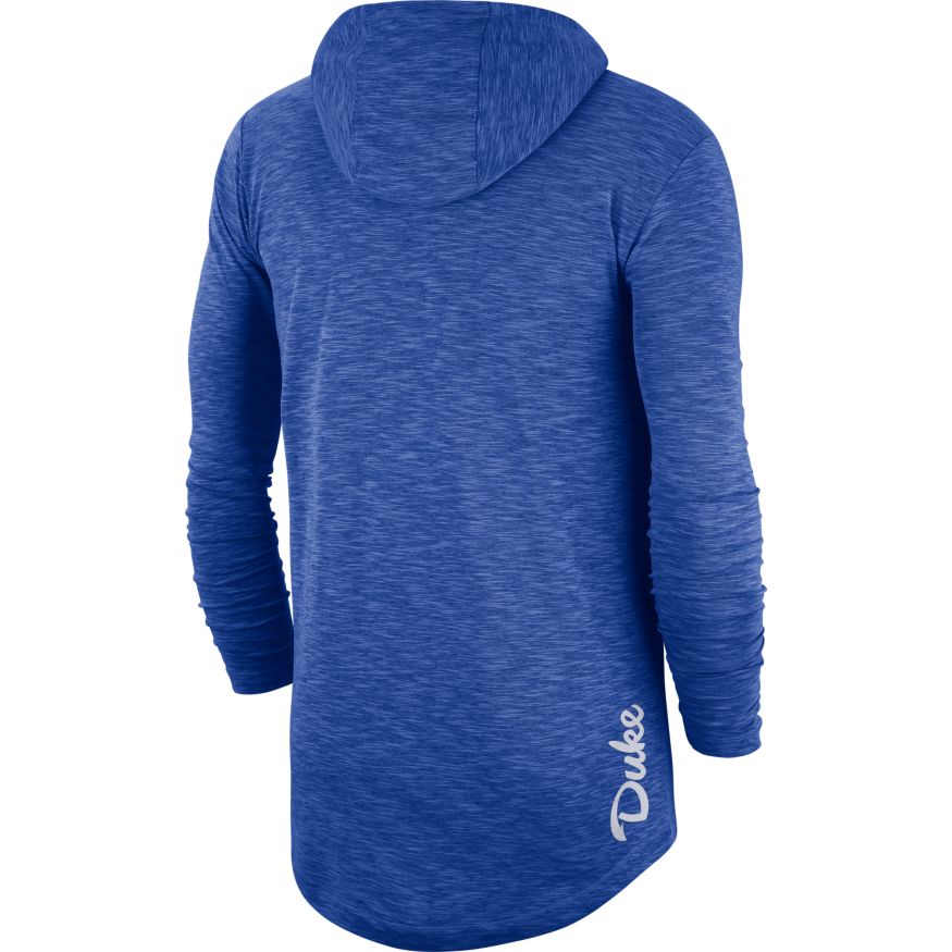 Nike Men's Duke Blue Devils Long Sleeve Slub Hoodie - Pro Jersey Sports