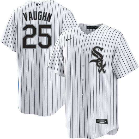 NIKE Men's Andrew Vaughn Chicago White Sox White Home Replica Jersey - Pro Jersey Sports