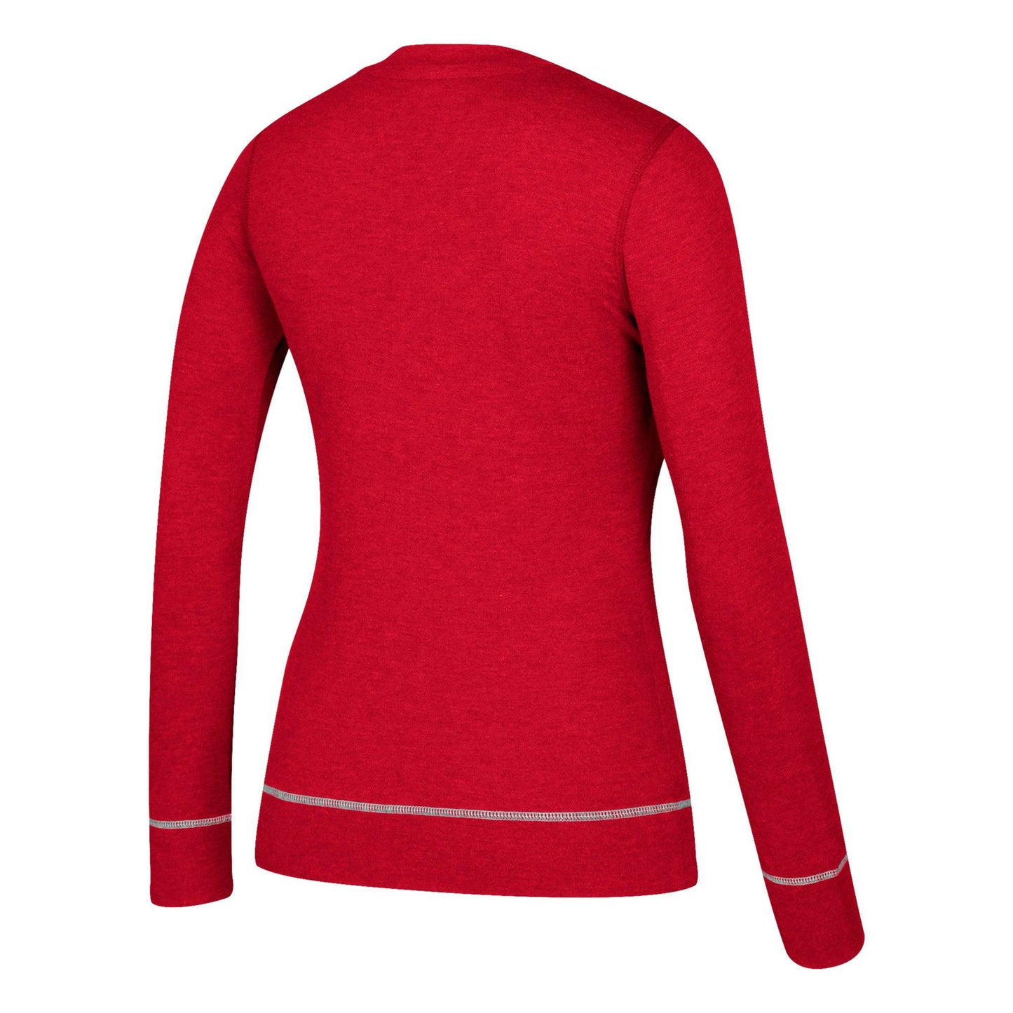 Womens Adidas Chicago Blackhawks NHL Skate Through Lace Long Sleeve Top - Pro Jersey Sports