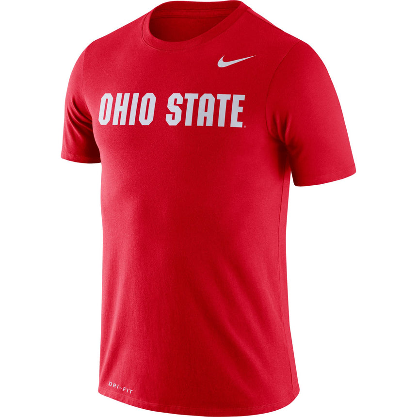 Men's Ohio State Buckeyes Nike Scarlett Essential Wordmark T-Shirt - Pro Jersey Sports
