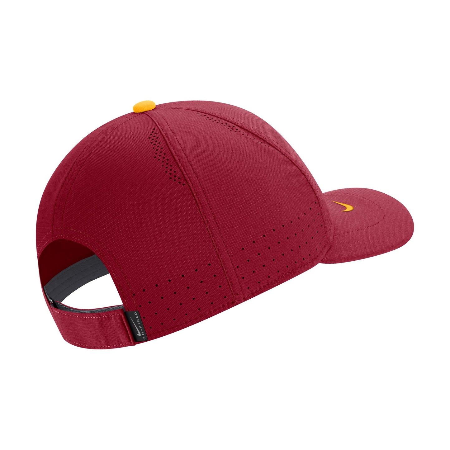 Nike Men's USC Trojans Maroon AeroBill Swoosh Adjustable Classic 99 Football Sideline Hat - Pro Jersey Sports