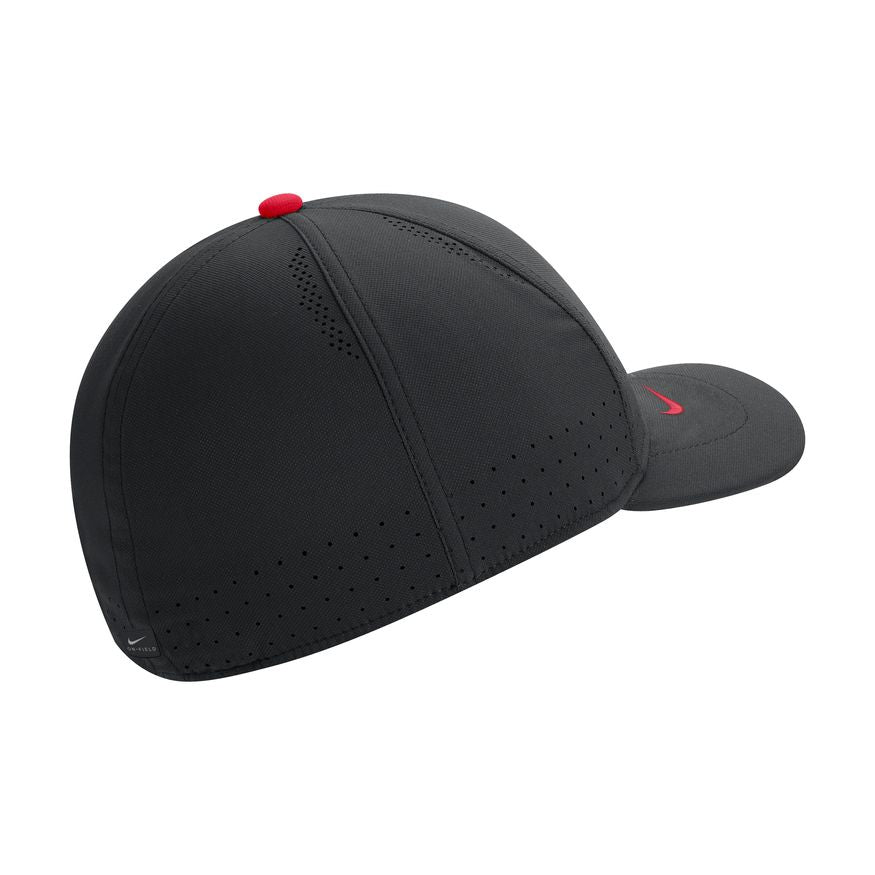 Men's Ohio State Buckeyes Black Authentic Team Issue Aerobill Flex Hat - Pro Jersey Sports