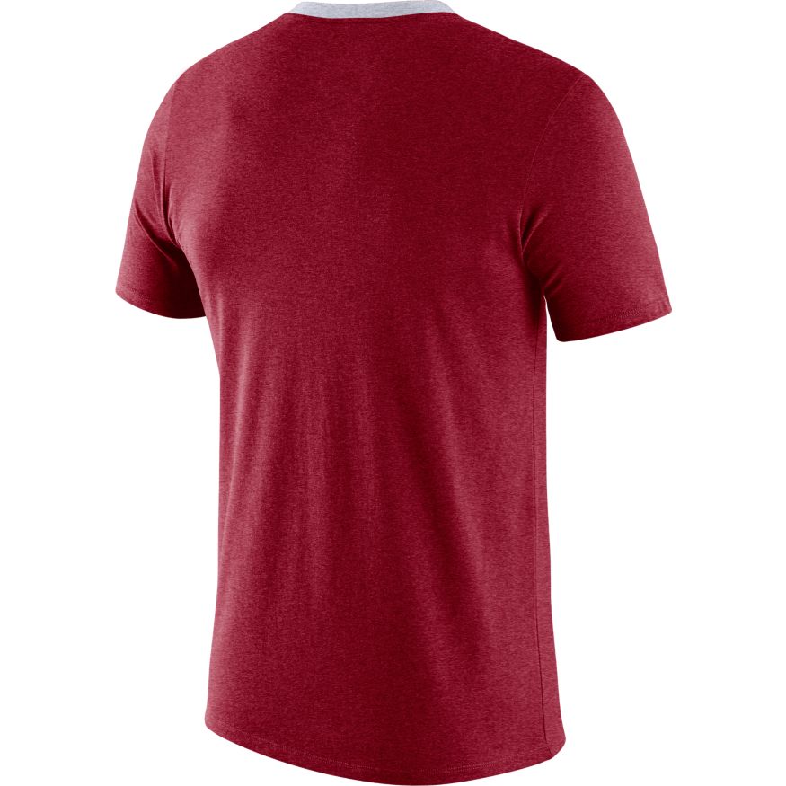 Men's Alabama Crimson Tide Football Crimson Vault Helmet Logo T-Shirt By Nike