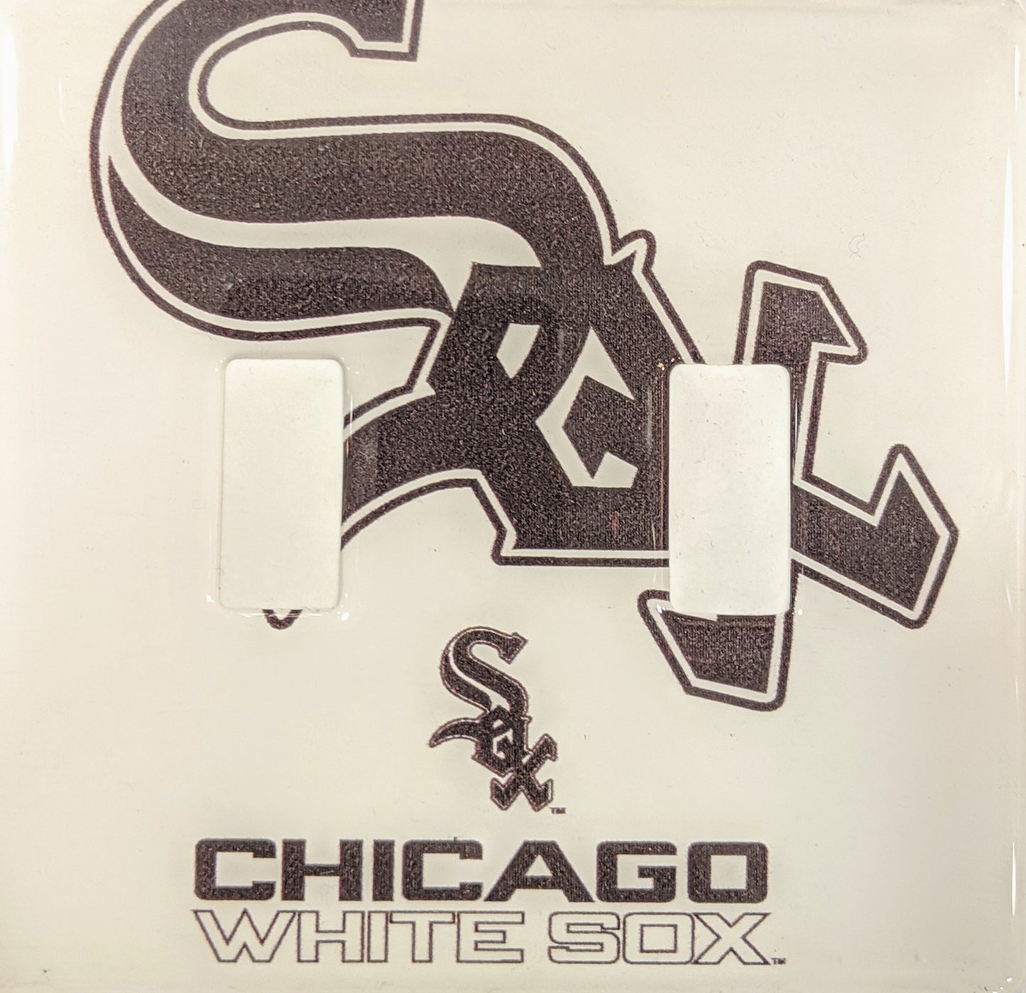 Chicago White Sox Double Light Switch Plate Cover - Pro Jersey Sports