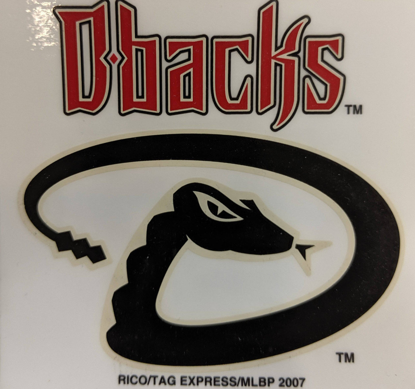Arizona Diamondbacks Rico MLB Small Static Decal - Pro Jersey Sports