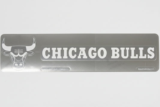 WinCraft Chicago Bulls White 4" x 17" Die-Cut Decal - Pro Jersey Sports
