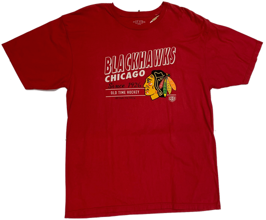 Chicago Blackhawks Old Time Hockey Thanos Red S/S Tee