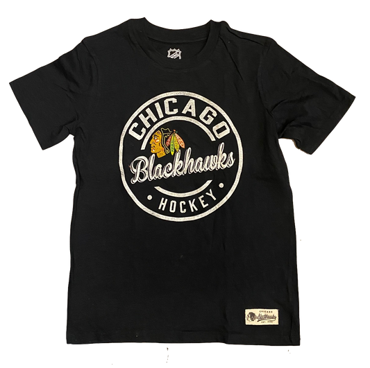 Youth Chicago Blackhawks Heirloom Short Sleeve Legacy Collection Tee