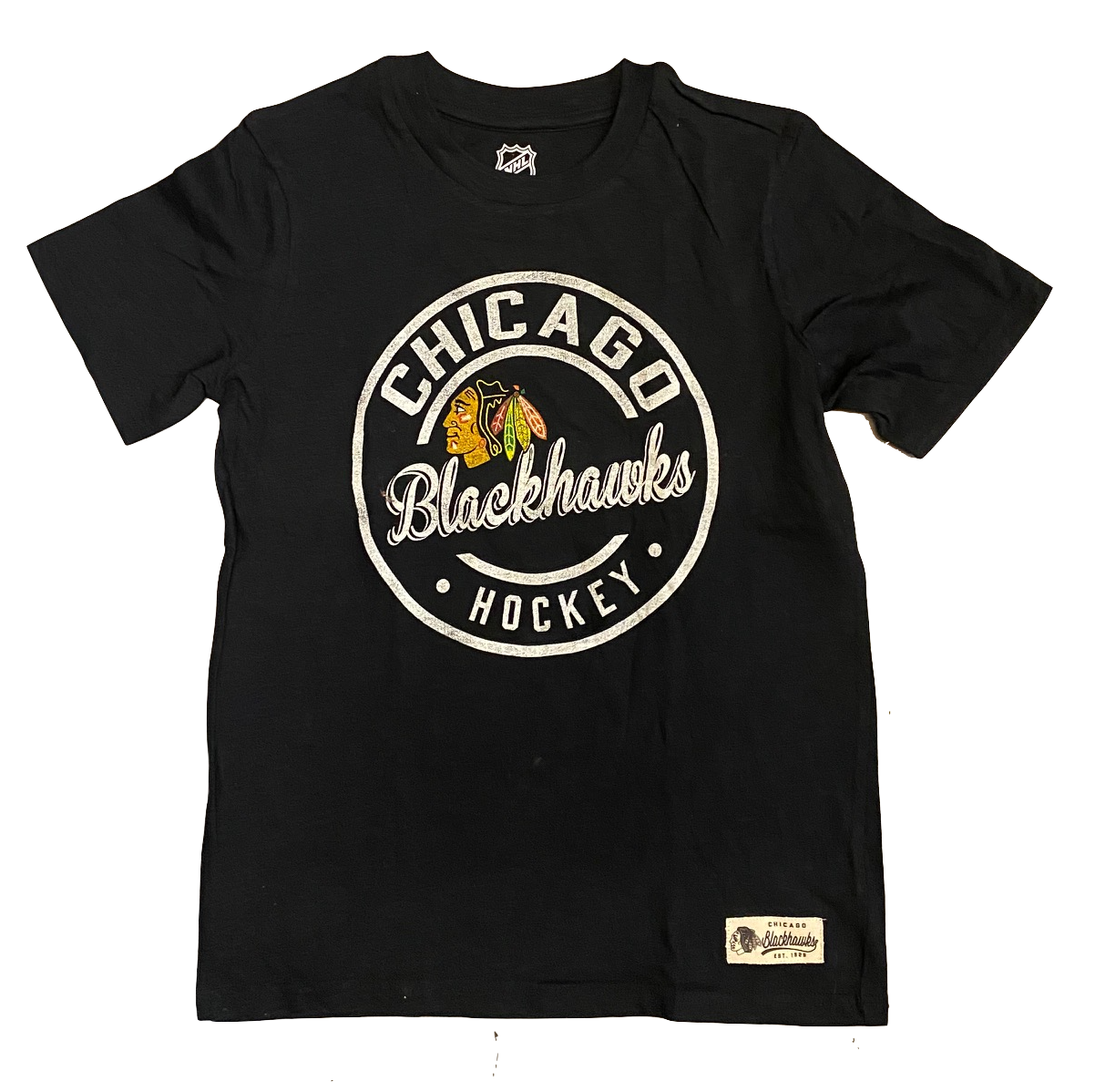 Youth Chicago Blackhawks Heirloom Short Sleeve Legacy Collection Tee - Pro Jersey Sports