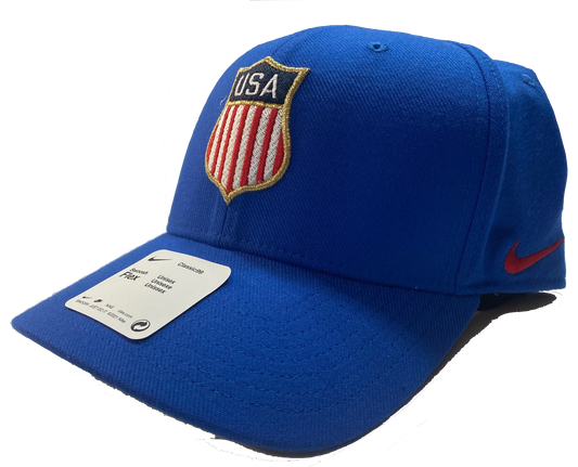 USA Hockey Shield Logo Royal Blue Classic 99 Flex Hat - Pro Jersey Sports