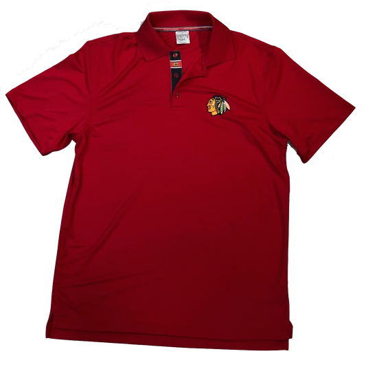 Chicago Blackhawks Evolve Polo By Levelwear-Red