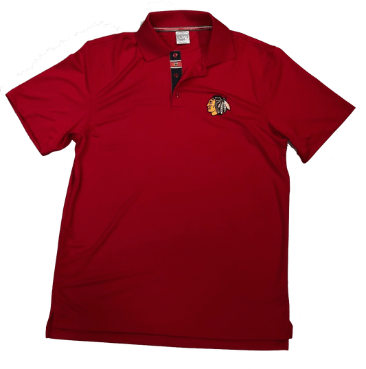 Chicago Blackhawks Evolve Polo By Levelwear-Red - Pro Jersey Sports