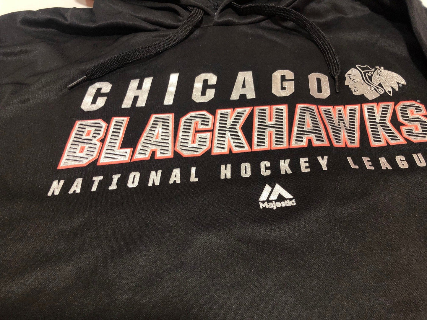 Chicago Blackhawks Adult All Time Save Fleece Hooded Sweatshirt By Majestic