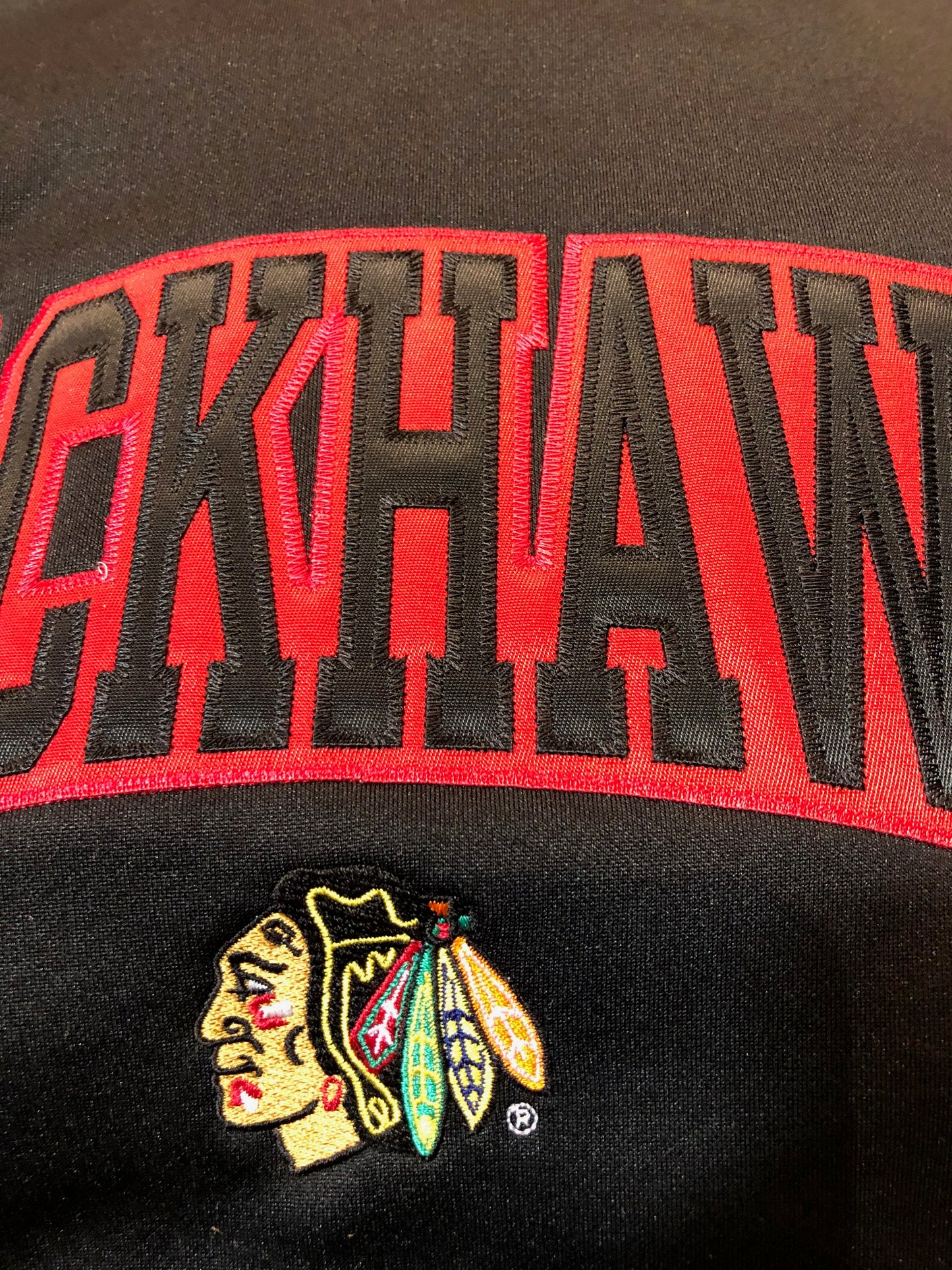 Chicago Blackhawks Volt Wordmark Fleece Sweatshirt By Antigua - Pro Jersey Sports