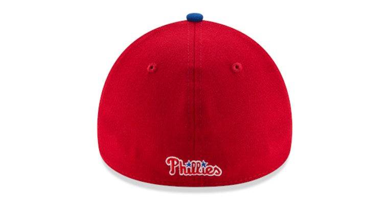 Mens MLB New Era Philadelphia Phillies Team Classic 39THIRTY Flex Fit Hat - Pro Jersey Sports