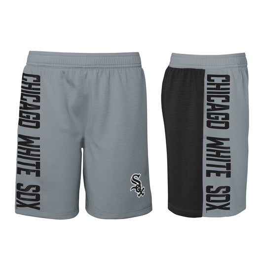 Youth Chicago White Sox Oh Yeah Black/Gray Active Shorts - Pro Jersey Sports