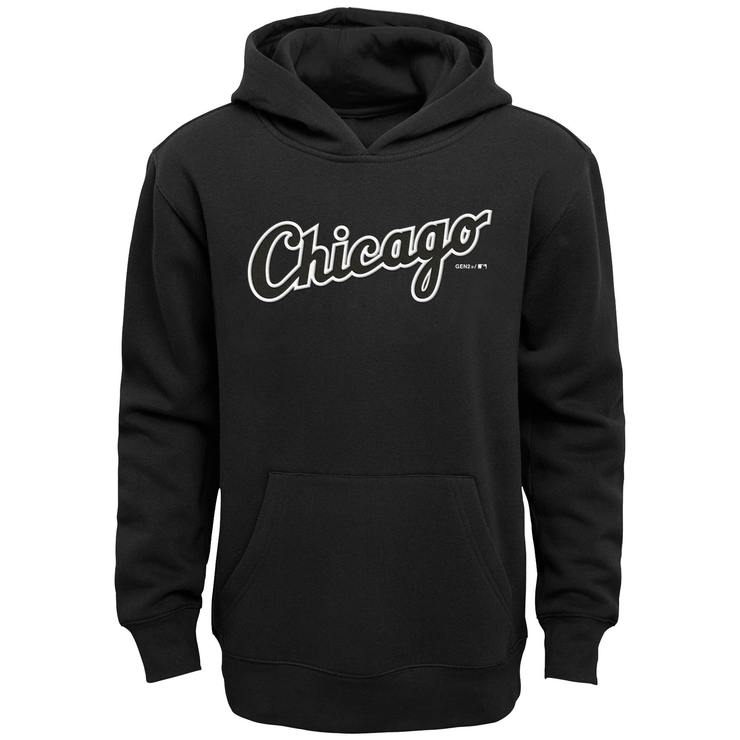 Kids Chicago White Sox Child Wordmark Black Fleece Hoodie - Pro Jersey Sports