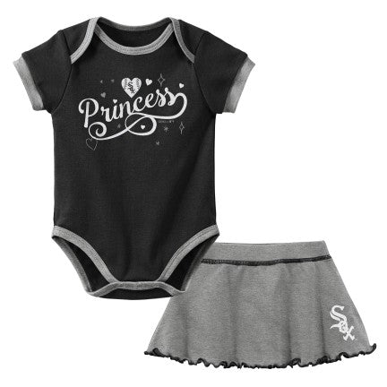 Infant Girls Chicago White Sox Dream Big Skirt Set - Pro Jersey Sports