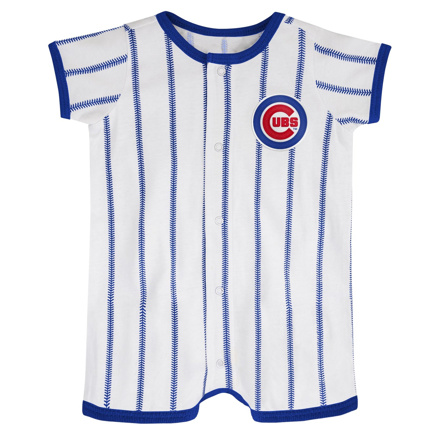 Infant MLB Chicago Cubs Power Hitter Short Sleeve Coverall - Pro Jersey Sports
