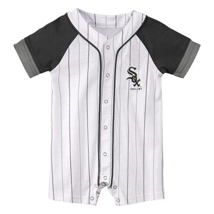 Infant MLB Chicago White Sox Little Slugger Short Sleeve Coverall - Pro Jersey Sports