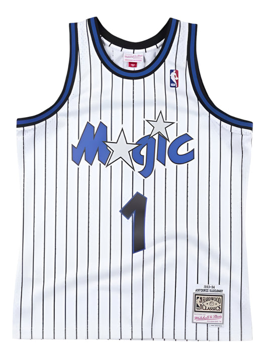 Mens Anfernee “Penny” Hardaway Orlando Magic Mitchell & Ness White 1993-94 Hardwood Classics Swingman Jersey - Pro Jersey Sports