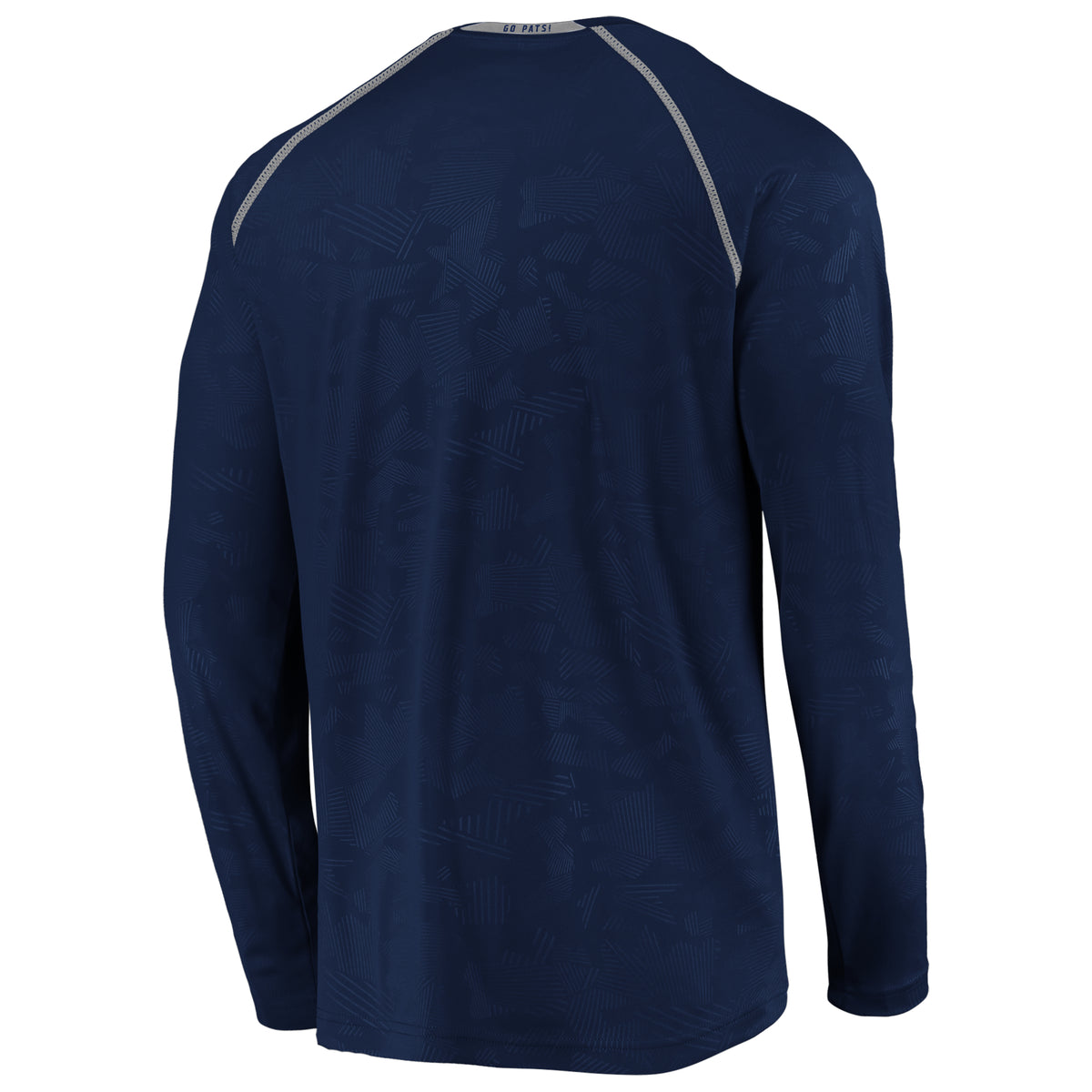 Men's New England Patriots Team Destination Long Sleeve Fanatics Performance Tee - Pro Jersey Sports
