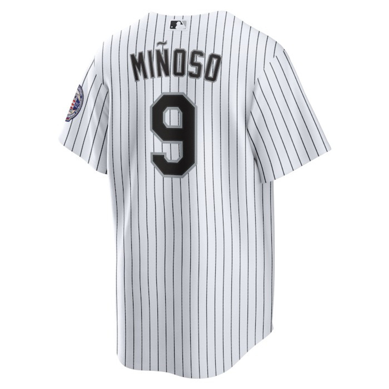 Men's Minnie Minoso Chicago White Sox Nike Hall of Fame Patch White Home Replica Jersey - Pro Jersey Sports