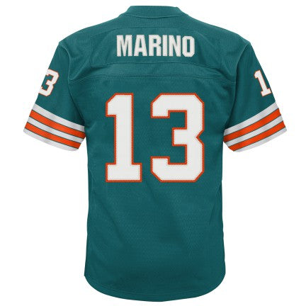 Youth Miami Dolphins Dan Marino Mitchell & Ness Aqua Retired Player Vintage Replica Jersey - Pro Jersey Sports