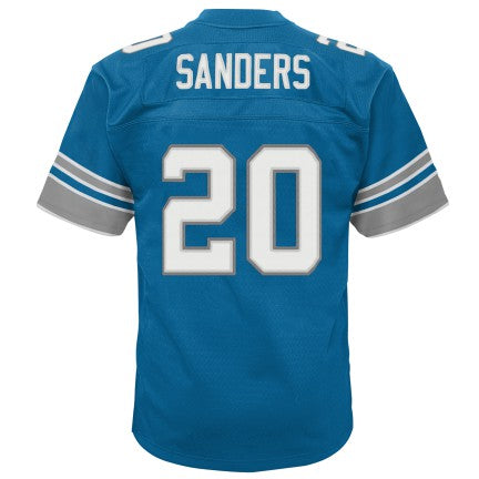 Youth Detroit Lions Barry Sanders Mitchell & Ness Honolulu Blue Retired Player Vintage Replica Jersey - Pro Jersey Sports