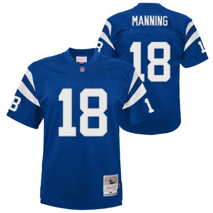 Youth Indianapolis Colts Peyton Manning 1998 Mitchell & Ness Royal Blue Retired Player Vintage Replica Jersey - Pro Jersey Sports