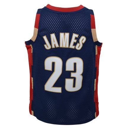 Youth Cleveland Cavaliers LeBron James Mitchell & Ness Navy 2008-09 Hardwood Classics Swingman Jersey - Pro Jersey Sports