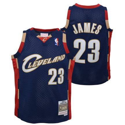 Youth Cleveland Cavaliers LeBron James Mitchell & Ness Navy 2008-09 Hardwood Classics Swingman Jersey - Pro Jersey Sports