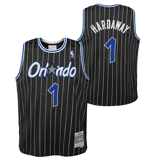 Youth Orlando Magic Anfernee Penny Hardaway Mitchell & Ness NBA Black Hardwood Classic Swingman Jersey - Pro Jersey Sports